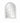 White Washed, Arched Panel Mirror  29"W x 1"D x 41"H