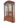 Ethan Allen British Classics cherry 2-door display cabinet (as is), 83" h x 43.5