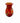 Mexican Folk Art Hand Painted Terracotta Vase 8x5"
