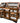 Vintage Wood & Wire Bird Cage, H. 18 in. x W. 20 in. x D. 24 in.