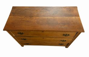 Vintage oak chest of drawers, 29.25" h, 39.75" w, 17.25" d