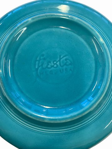 Homer Laughlin Fiesta Turquoise Nappy Bowl 3x9"