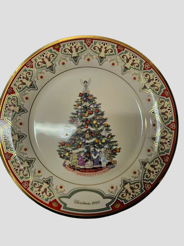 Set of 6  Lenox World Christmas Tree PLates, random  dates 9"Dia