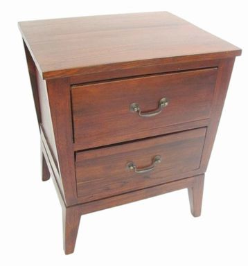 Pair 2 Drawer Nightstands 20"W x 16"D x 24"H