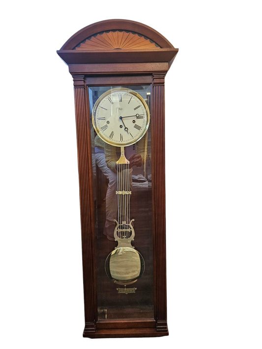 Sligh Pendulum Clock w Chimes 44"Hx 14" Wx 13"D