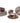 6 pc Tea Service "Lei Lani", Vernon Kilns as is