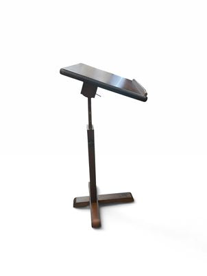 Adjustable lecturn/speaker stand, 39H. 23.75W. 18D.
