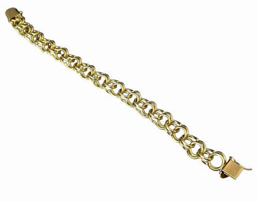 14k Yellow Gold Link Bracelet, 7.5 in., 35g