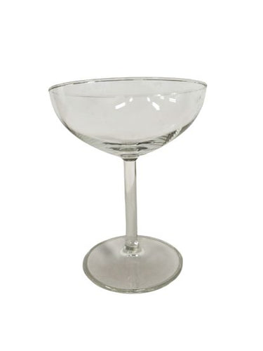 8 Contemporary Styled Coupe Glasses 5"h x 4"w