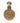 Antique crystal perfume bottle, 4" h