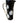 Black glass pitcher w/ white polka dots, 10.75" h