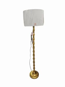 Yvonne Floor Lamp, Gold, 64" High