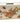 Andrea by Sadek floral porcelain flower frog, 3" h, 6" w, 2.5" d