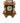 Hand Made Wooden Scroll Table Top Clock 13x13"