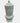 Mint Green Ceramic Decorative Jar w/Lid 14x6"