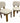 Pair West Elm Anton Dining Chairs, H. 31.5 in. x W. 19 in. x D. 19.25 in.