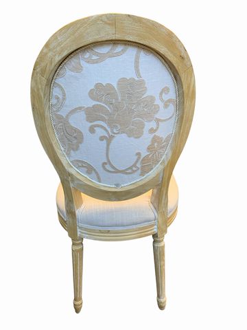 Set Of Four French Country Dining Room Chairs- 40x20c19"