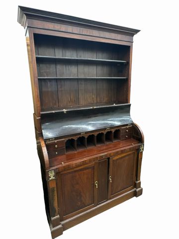 Antique Secretary w/Bookshelf-(AS IS) 47"x20"x77'