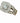 14k White Gold Halo Diamond & Side Diamond Cluster Ring, 8.5 in, 13.6g
