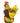 Fruitful Harvest Rooster Table Sculpture 14x12"