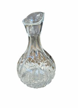 Crystal decanter, 9.5" h