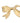 Vintage Erwin Pearl signed 3" Hammered Goldtone Bow Broach