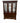 Mahogany 2 Piece China Cabinet w/ Mirrored Back Display Section 84"hx63"wx18"d