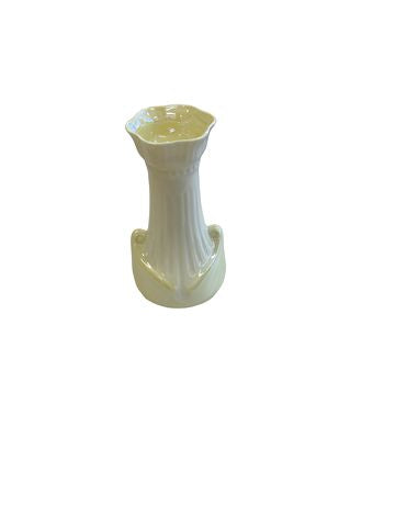 Cream & Yellow Beleek Bud Vase 7'x3.5"