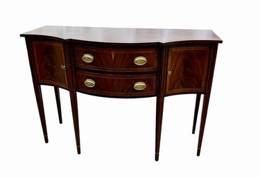 Hinkel Harris Federal Style Mahogany Serpentine Sideboard