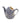 Polish, Boleslawiac Art Pottery Watering Jug 7"H x 9"w