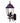 Dark Brown Lantern Wall Light  9.25"W x 10.25"D x 24"H