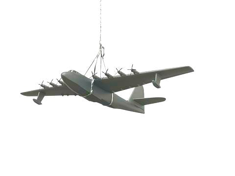 Spruce Goose Wood Model Plane, H. 5 in. x L. 37 in. x W. 34 in.