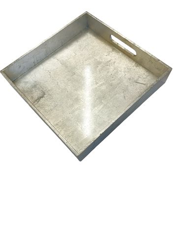 West Eim Silver Lacquer Tray12"x3"