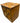 Bassett Furniture "Aztec" Walnut Nightstand, H. 24 in. x W. 24 in. x D. 16 in.