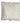 Ivory damask patterned pillow w/ ivory rope trim, 16" x 16"