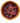 Pink, Purple and Gold Mexican Laquer Bowl, 12R"