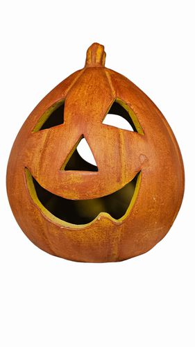 Large Ceramic Jack-O-Lantern 14"Hx12"