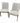 4 Contemporary Upholstered Dining Chairs, 37 in. x W. 23 in. x D. 22 in.