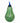 Green/Blue Kosta Boda Pear 6"h
