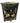 Vintage Chinese Black Lacquer, Mother of Pearl & Gilt Corner Cabinet