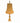 Vintage Style White  Table lamp w/Dolphin Finial 24x9"