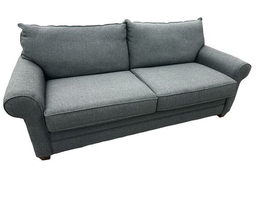 Bassett 2-Cushion Sofa, Charcoal, 85x36x37"