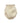 Buff-colored irregular-shape bisque vase w/ inscribed hatchmarks, 9" h