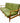 Period MCM 3 Seater Show Wood Sofa, ca. 1950, L. 73 in.
