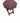 Peruvian Leather and Wood Folding Accent Table/Stool 17"h x 12"w