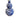 Chinese Style  Blue & White Ceramic Vase 19x12"