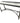 Glass-top console table on steel frame, 28" h x 56" w x 18" d