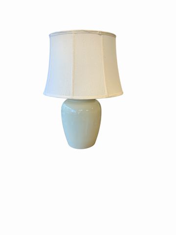 Pair Of Ceramic Table Lamps w/Shade 26x14"