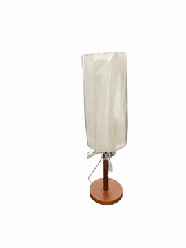 31" Walnut Solid Wood Table Lamp