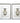 Pair of  Ethan Allen Offset Print  Expressive Earthtone Urns 25"Sq.